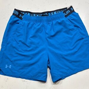 Under Armour Men's Vibrant Blue Athletic Shorts